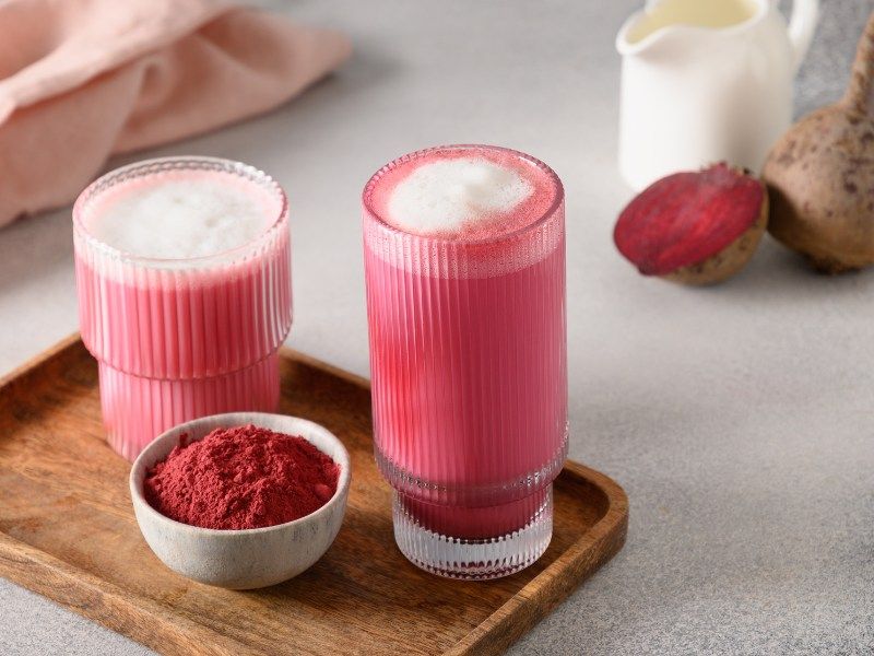 Rote Beete Pulver Smoothie
