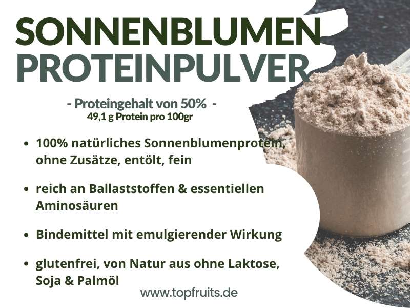 Sonnenblumenprotein auf einen Blick