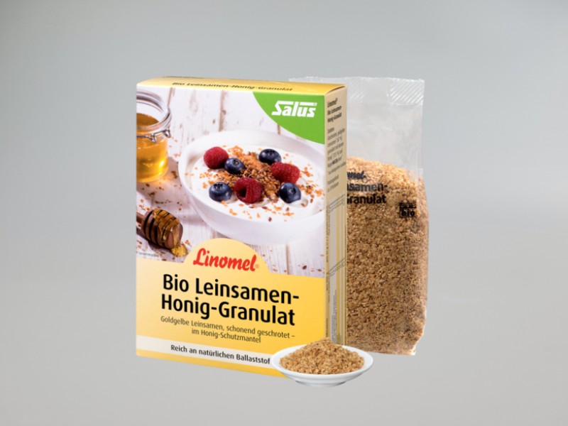 Linomel® Flügge 250 g, bio kbA - Leinsamen-Honig-Granulat nach Johanna Budwig