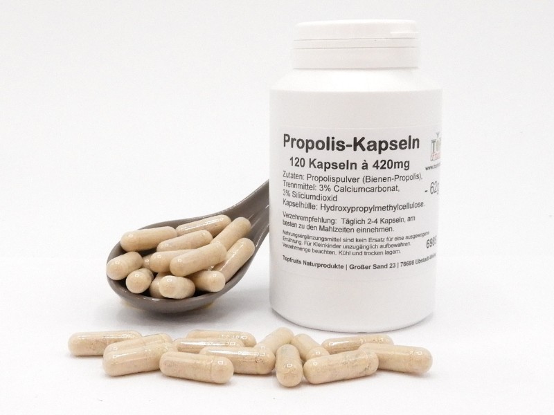 Propolispulver - 120 Kapseln a 420mg