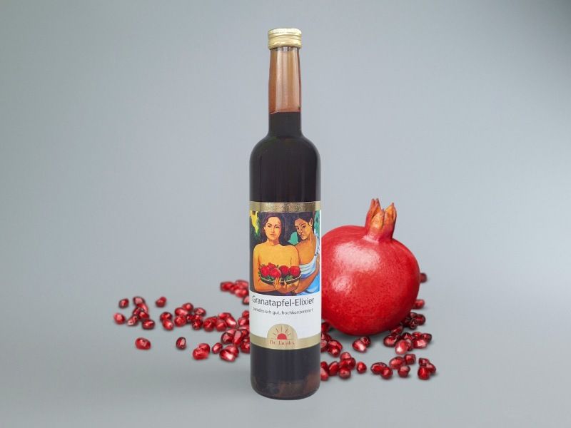 Granatapfel-Elixier 500ml - Dr. Jacobs - aus ca. 50 vollreifen Granatäpfeln (fermentiert)