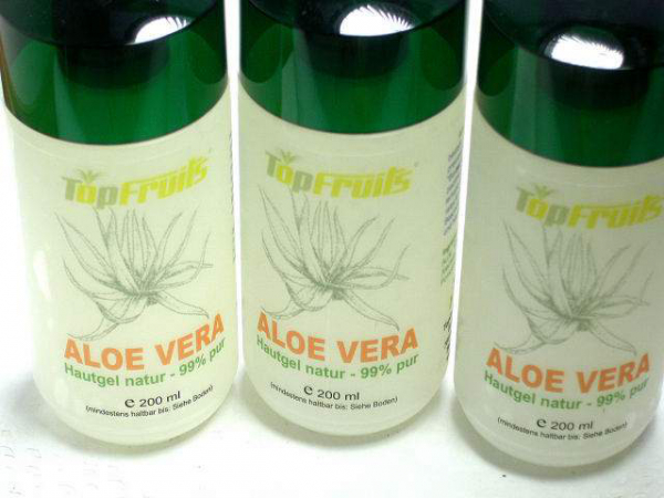 Aloe-Vera Hautgel - 200ml - zertifiziert - gut zur Haut, pflegend und regenerierend