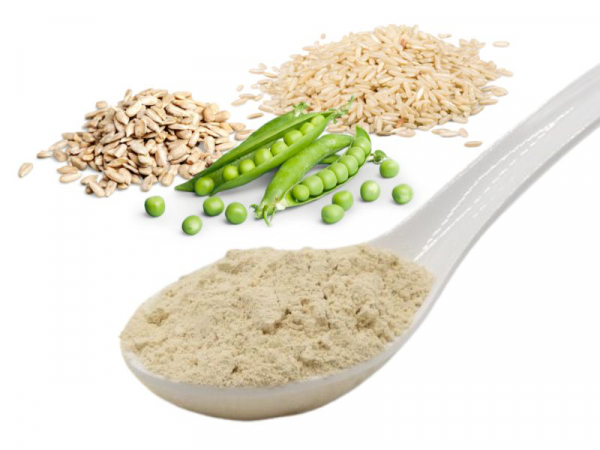 Protein-Mix 3fach ERS 70%, vegan, Pflanzenproteine aus Erbsen-, Reis- & Sonnenblume, ungesüsst