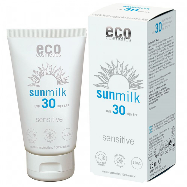 Eco Cosmetics - Sonnenmilch LSF 30 - 75 ml - vegan
