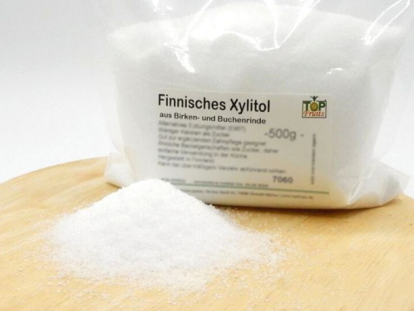 Xylit, Xylitol Birkenzucker aus Finnland, fein, alternatives Süßungsmittel und zur Zahnpflege