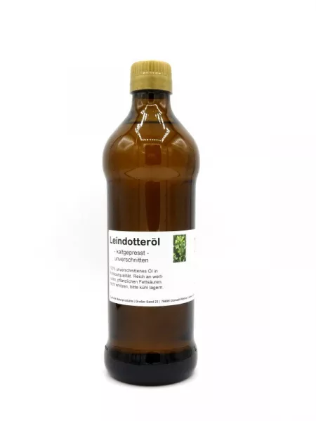 Leindotteröl (Camelina Sativa), kaltgepresst, hoher Omega-3 Gehalt angenehmer Geschmack