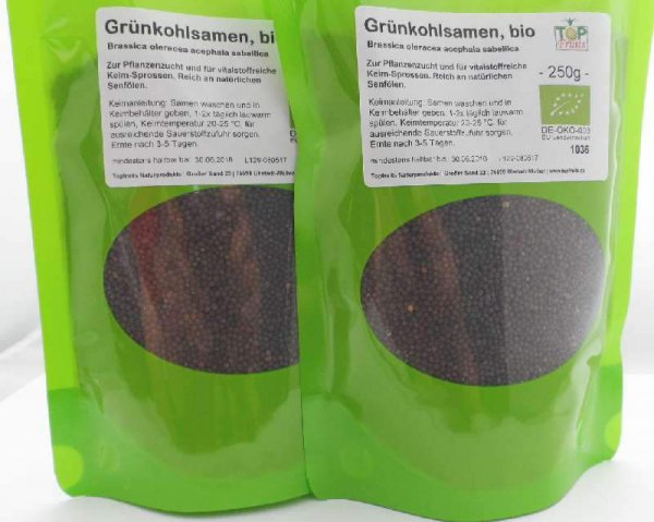Grünkohlsamen, bio kbA, (Brassica oleracea), Black Tuscany, keimfähig