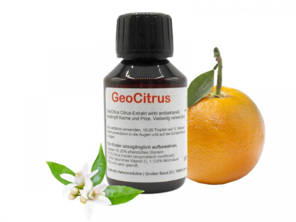 GEOCitrus Citrus-Extrakt flüssig - 100ml, biologisch, keimfrei, wirkt antibakteriell