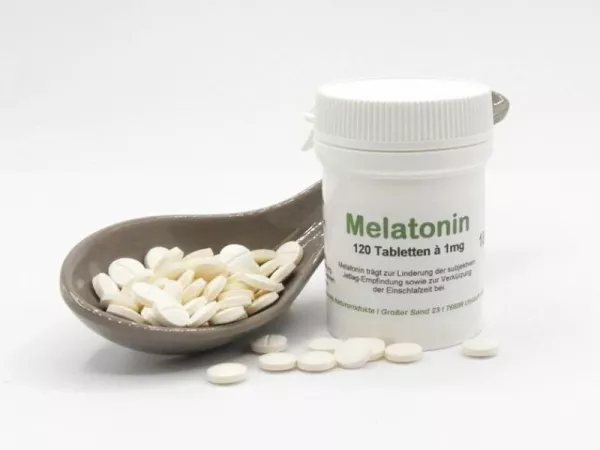 Melatonin-Tabletten - 120 Stück à 1 mg Melatonin - vegan