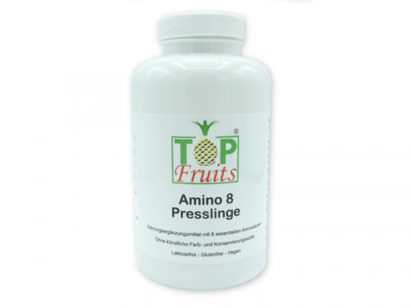 Amino 8 Presslinge, essentielle Aminosäuren, ohne Zusatzstoffe