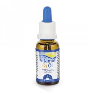 Vitamin D3 Öl, Dr. Jacobs - 20ml - sehr ergiebig - 640 Portionen