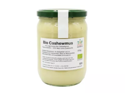 Cashewmus - Eigenproduktion und 100% Natur 