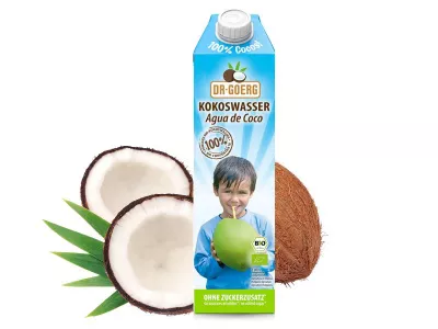 Bio-Kokoswasser - 1000 ml - Dr. Goerg - exotisch frisch, isotonisch