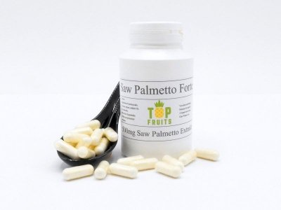 Saw Palmetto Forte, 120 Kapseln mit je 500 mg Sägepalme Extrakt, vegan