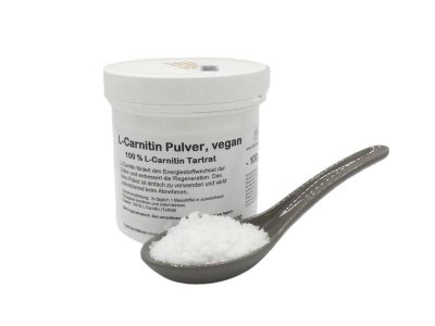 L-Carnitin Pulver, L-Carnitin Tartrat 100% - 100g Dose -